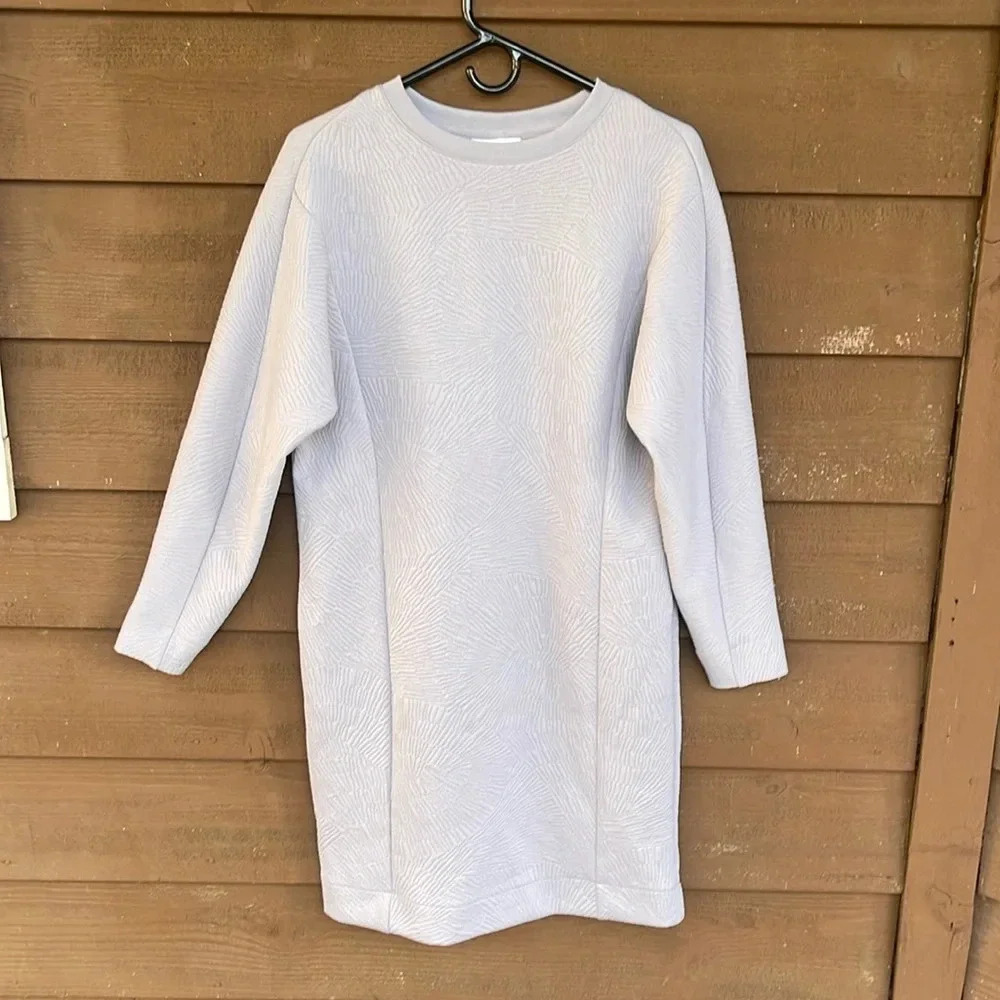 Prologue light gray long sleeve dress size XS